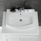 Fauceture 24" Ceramic Bathroom Sink (Single Hole), White EV2418 - alternate 3